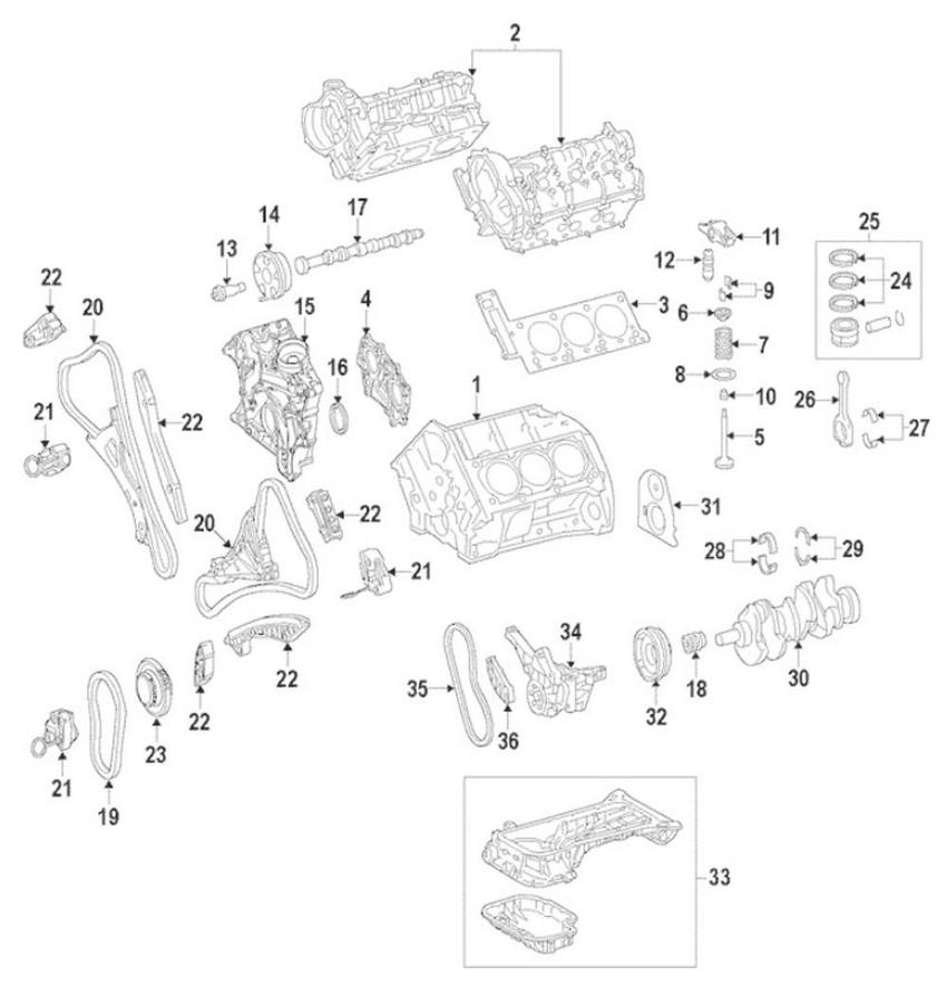 Engine Camshaft - Passenger Right